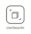 Live focus on icon