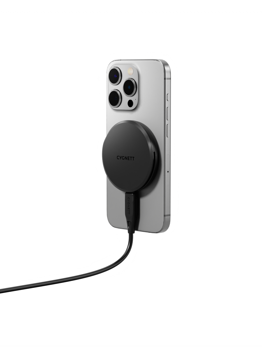 Buy Cygnett ChargeBase Qi2 2-in-1 Wireless Charger Telstra - Main Image