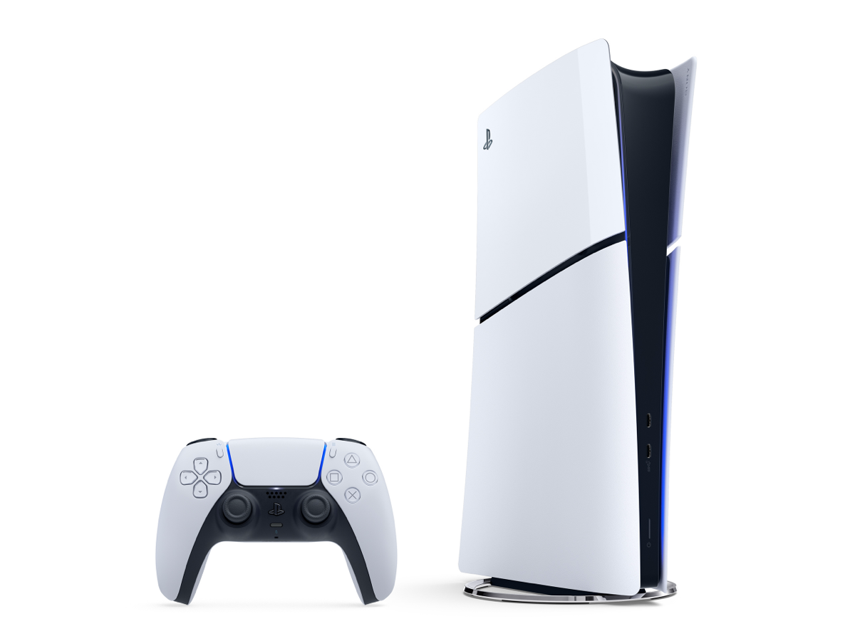 PS5 Slim Digital Edition front view