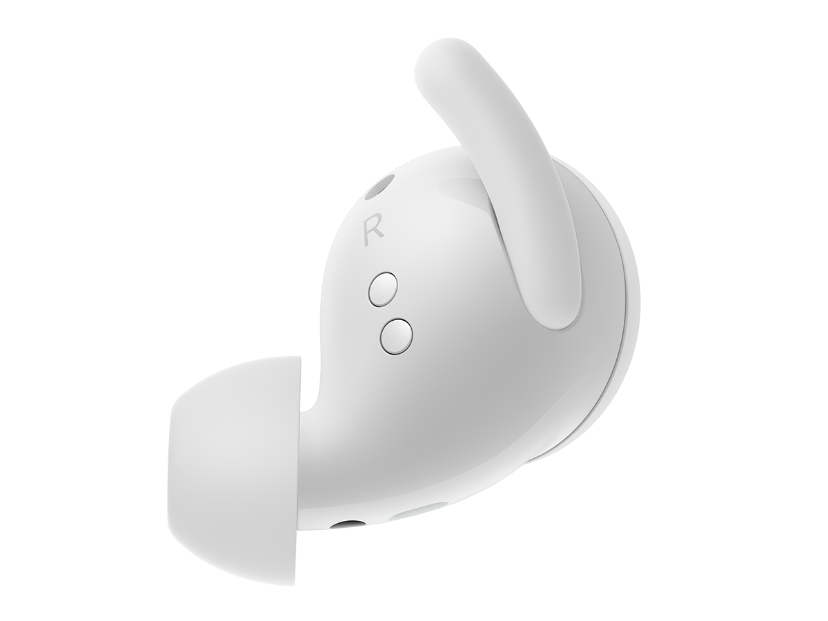 Google Google Pixel Buds A-Series Clearly White in the Headphones  department at