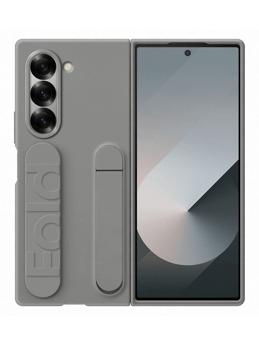 Galaxy Z Fold6 Silicone Case with Stand & Grip