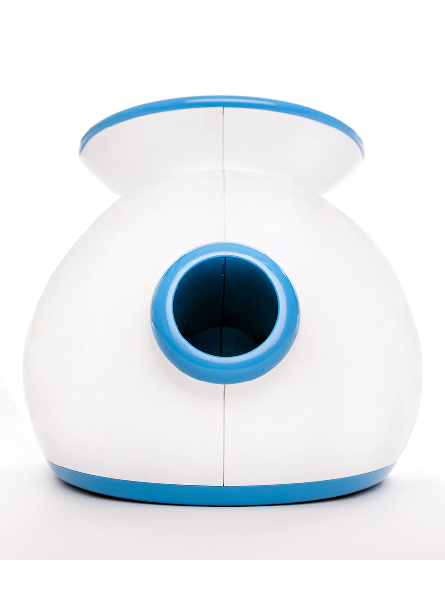 IFetch Frenzy Ballschleuder – Hersenspel Voor Honden – White/Blue – Incl. Mini-Tennisballen