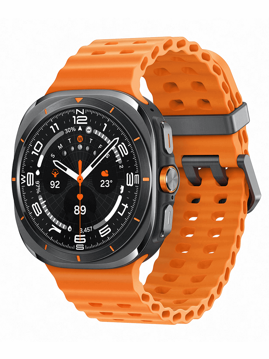 Galaxy Watch Gear S3 Frontier Orange Montre Samsung Gear S3