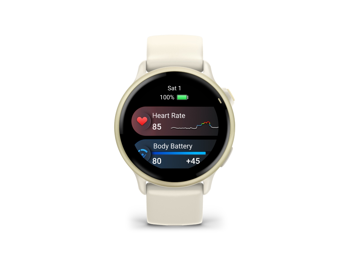 Garmin vivoactive 6 Fitness Smartwatch with GPS Lunar Gold Bezel