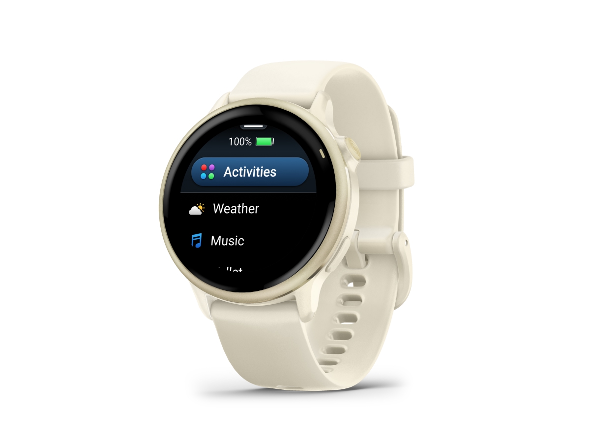Garmin vivoactive 6 Fitness Smartwatch with GPS Lunar Gold Bezel 