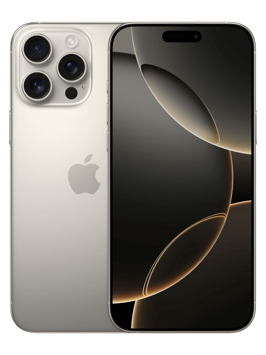 iPhone 16 Pro Max front view