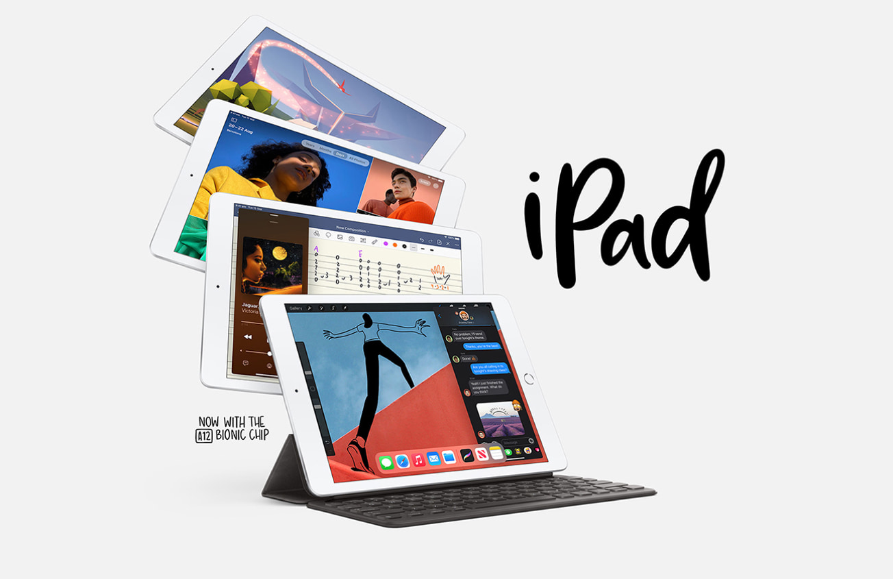 iPad now with the A12 bionic chip