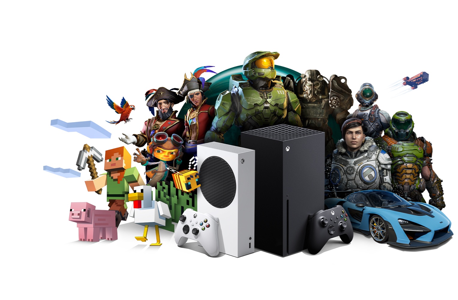 Order your Xbox Series S with over 100+ games