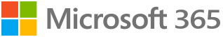 Microsoft logo. Text on image: Microsoft 365.