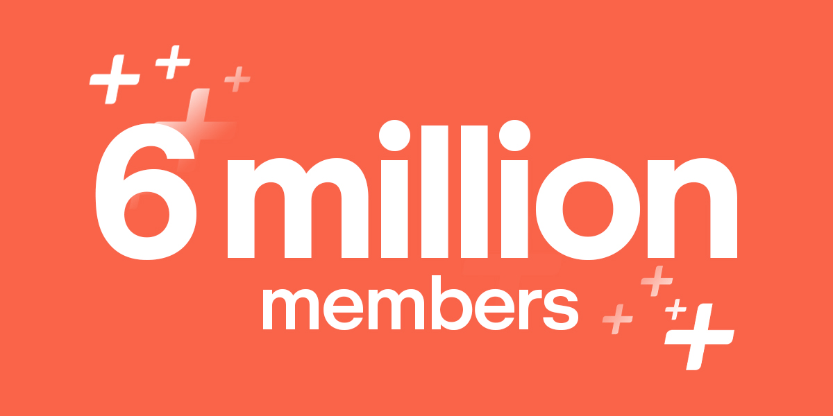 Celebrating 6 million Telstra Plus members with exclusive deals