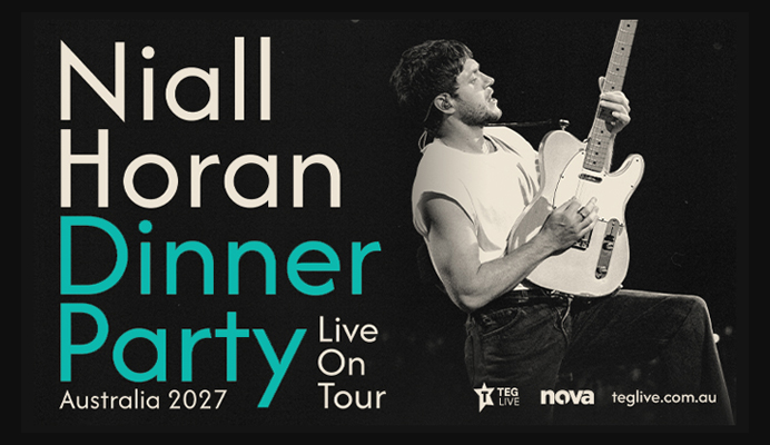 Niall Horan, Dinner Party, Australia 2027, Live On Tour, TEG Live, Nova, teglive.com.au