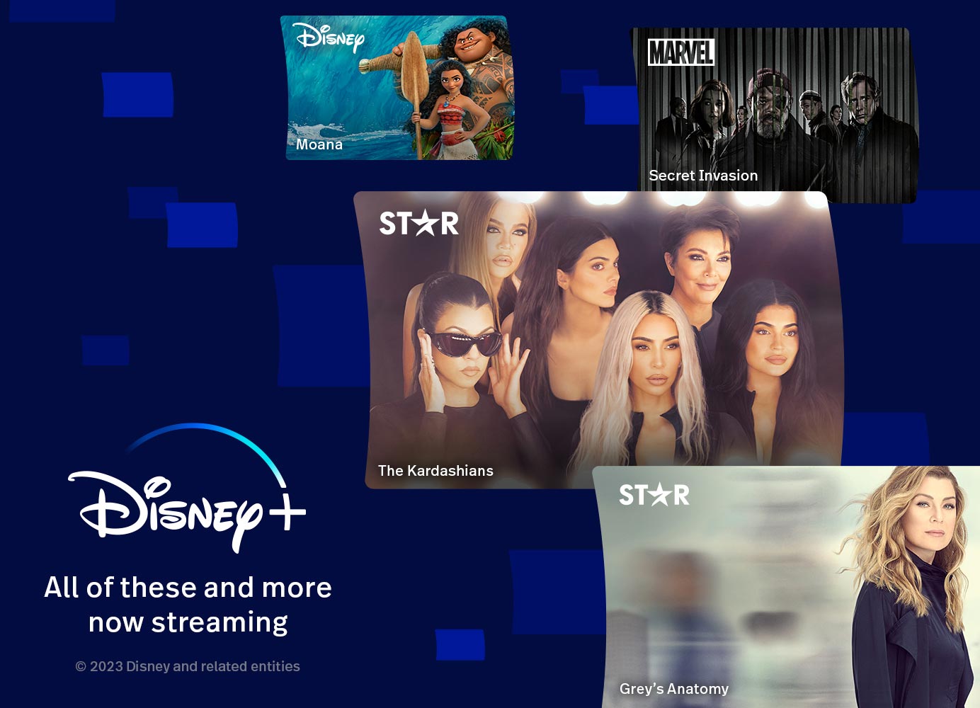 Disney Plus. All of these and more. Now streaming.