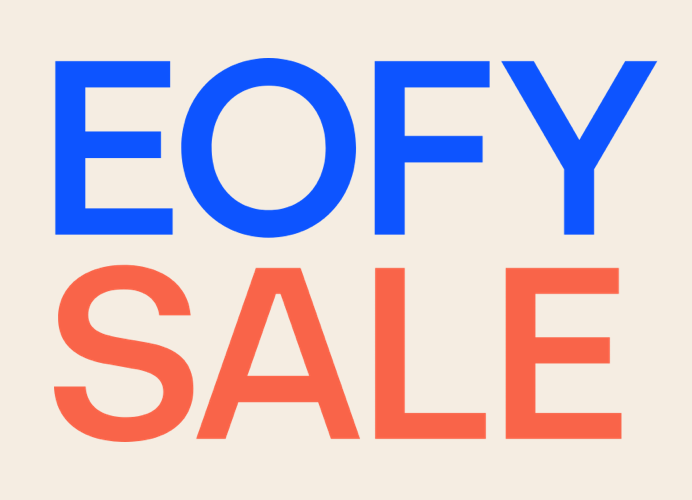 Text only: EOFY Sale