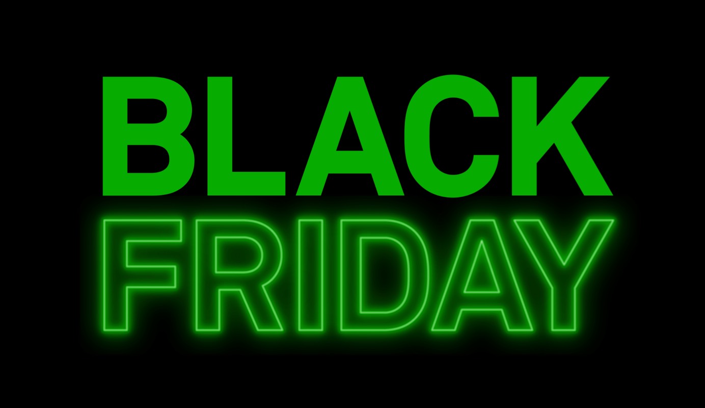 Text on image says: Black Friday