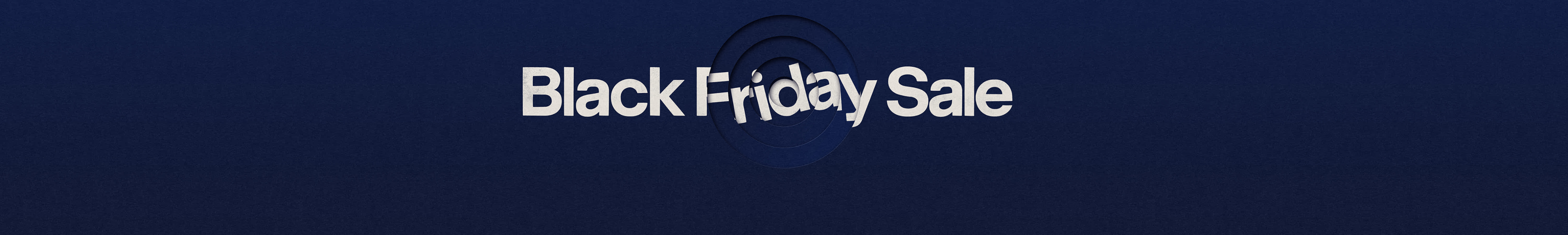 A circular shape representing a portal. Text on image: Black Friday Sale