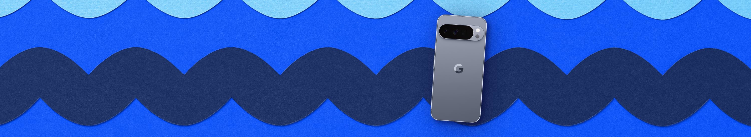 Google Pixel 10 Pro XL rear view in Moonstone colour.