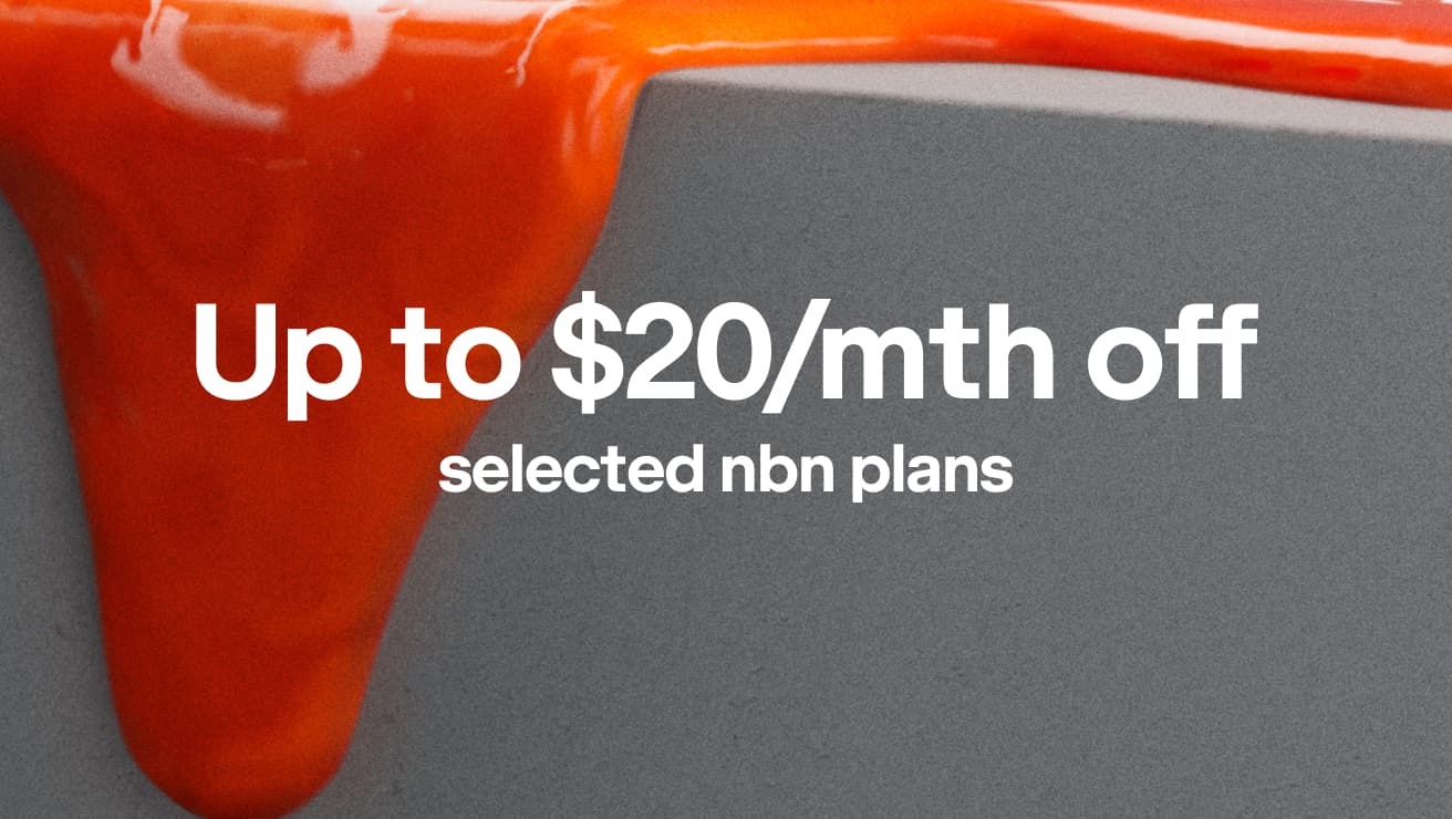 Up to 20 a mth off selected nbn plans