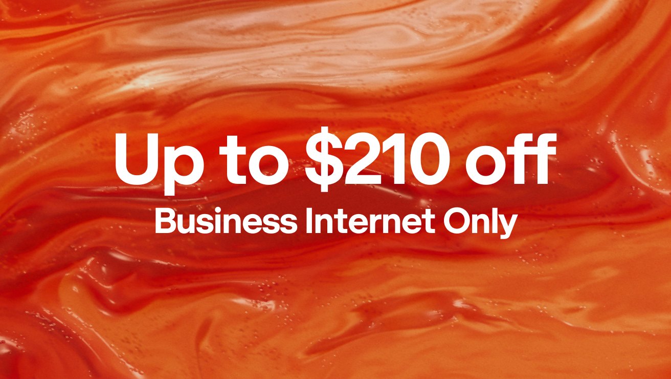 Up to 210 off business internet only
