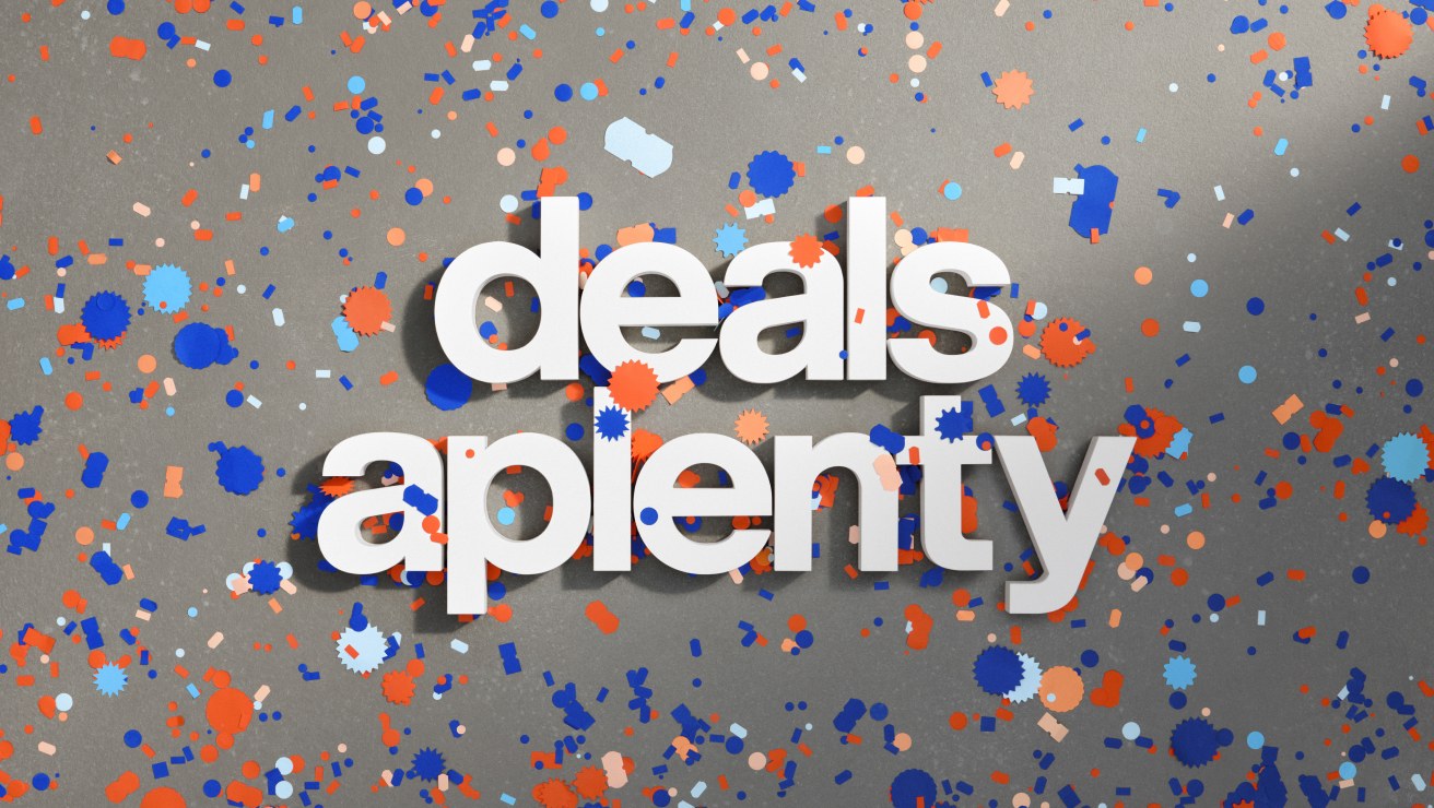 Confetti sprinkling over words deals aplenty
