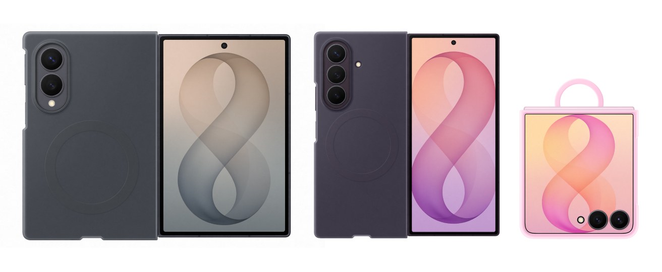 Samsung Silicone Cases range for Galaxy Z Flip, ZFold8 or ZFold8 Ultra