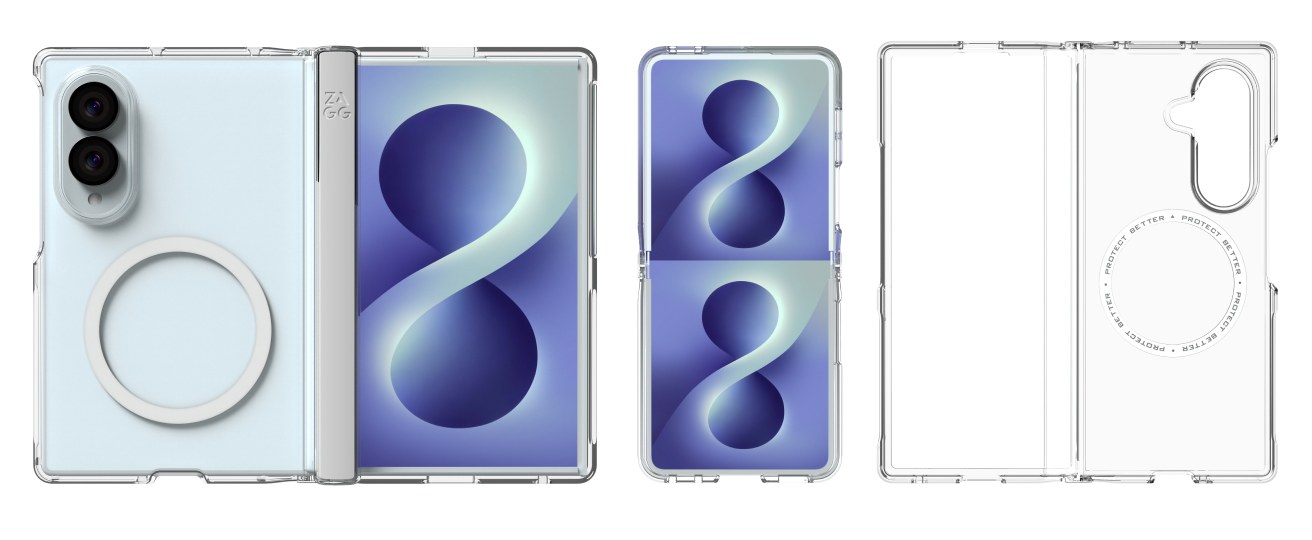 Zagg Crystal Palace Cases for Samsung Galaxy Z Flip, ZFold8 or ZFold8 Ultra
