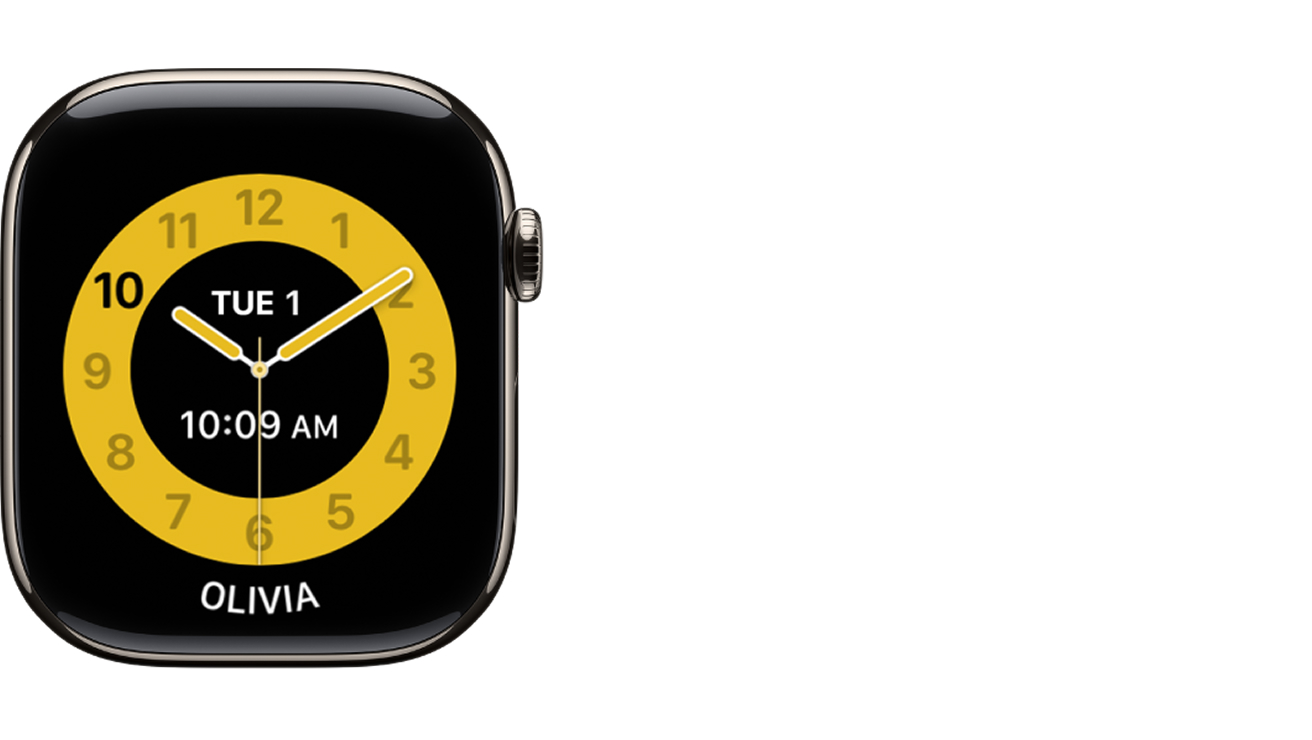 Apple Watch face showing activated Schooltime mode.