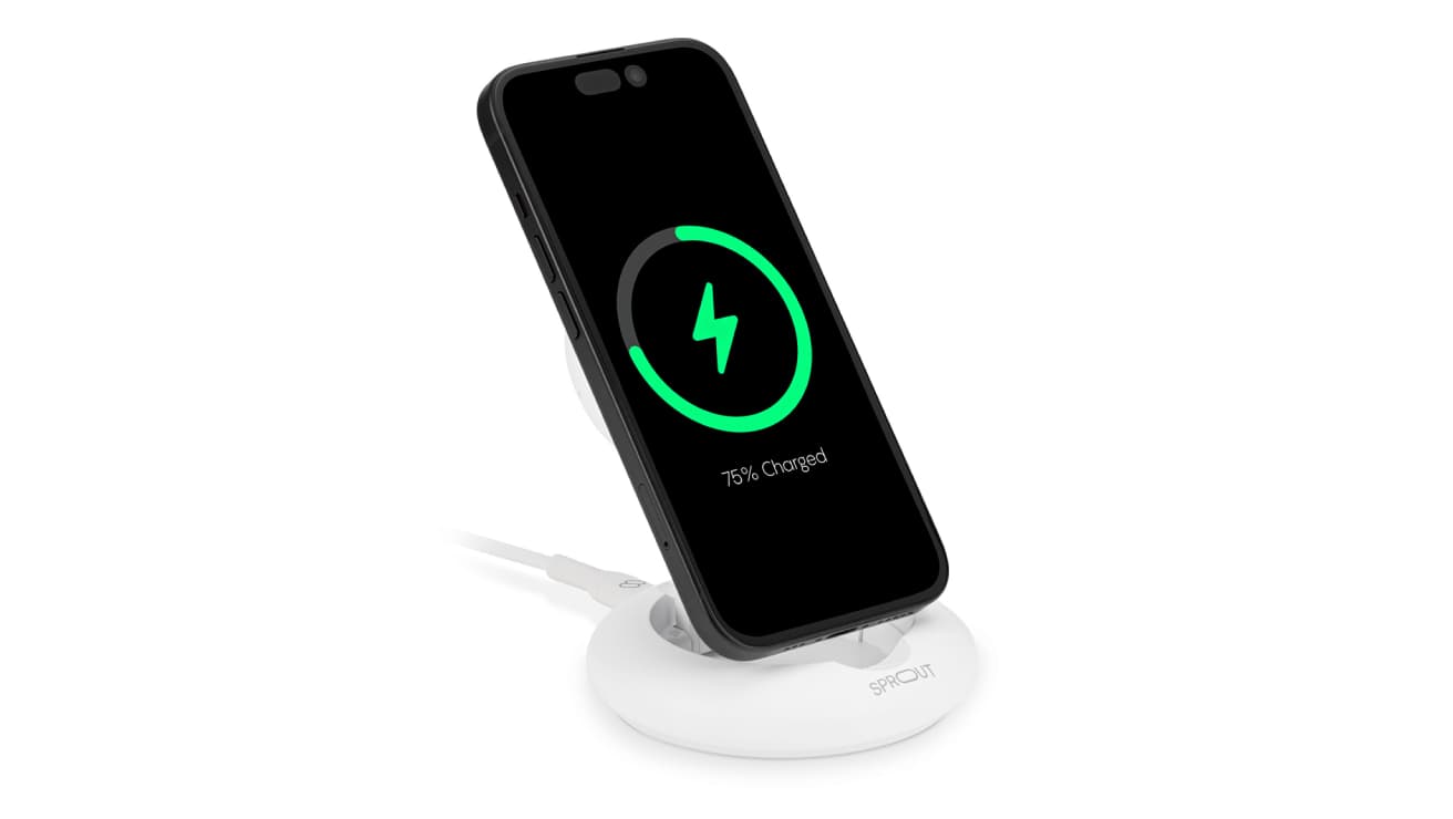 Sprout Qi2 Foldable Wireless Charger