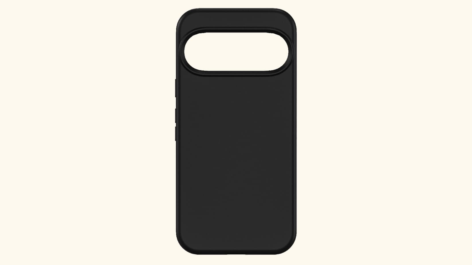 A black silicone case by Sprout, for the Google Pixel 10 and Pixel 10 Pro.