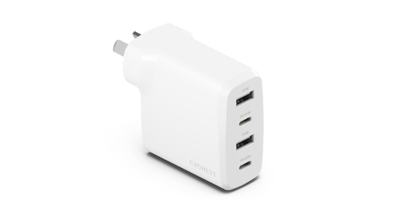 Cygnett PowerPlus 45W Multi Port Wall Charger