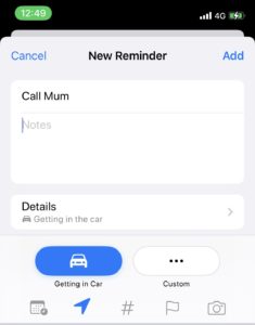 How to set location-based reminders with iOS