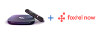 Telstra TV & Foxtel Now logo