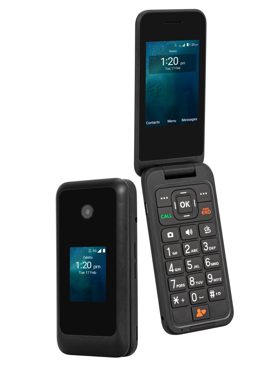 Telstra T-Flip 5G front view