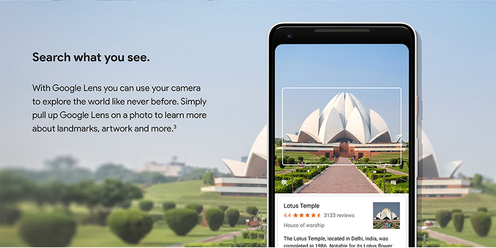 Pixel 2 - Search what you see with Google Lens 