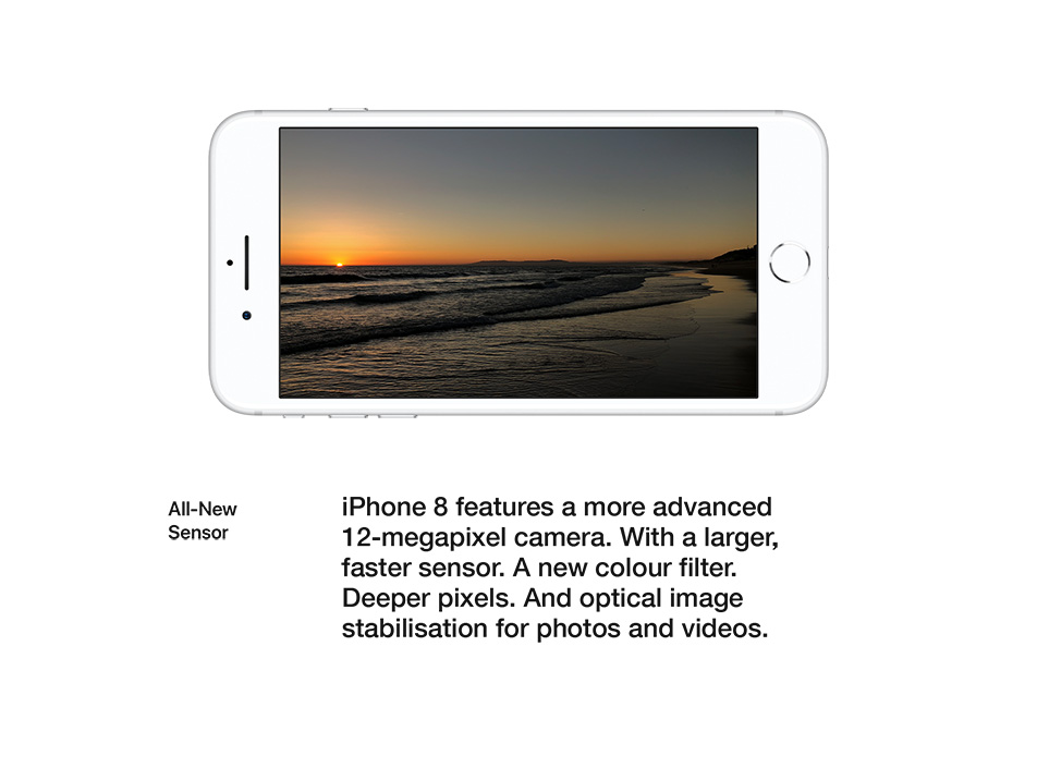 iPhone 8 - Cameras - All New Sensor