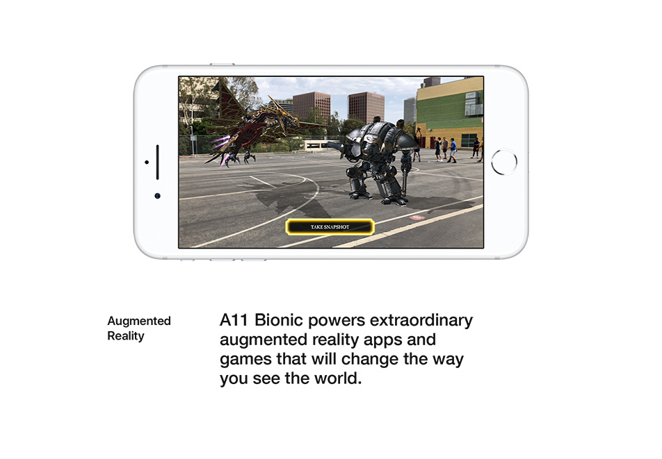 iPhone 8 - A11 Bionic - Augmented Reality