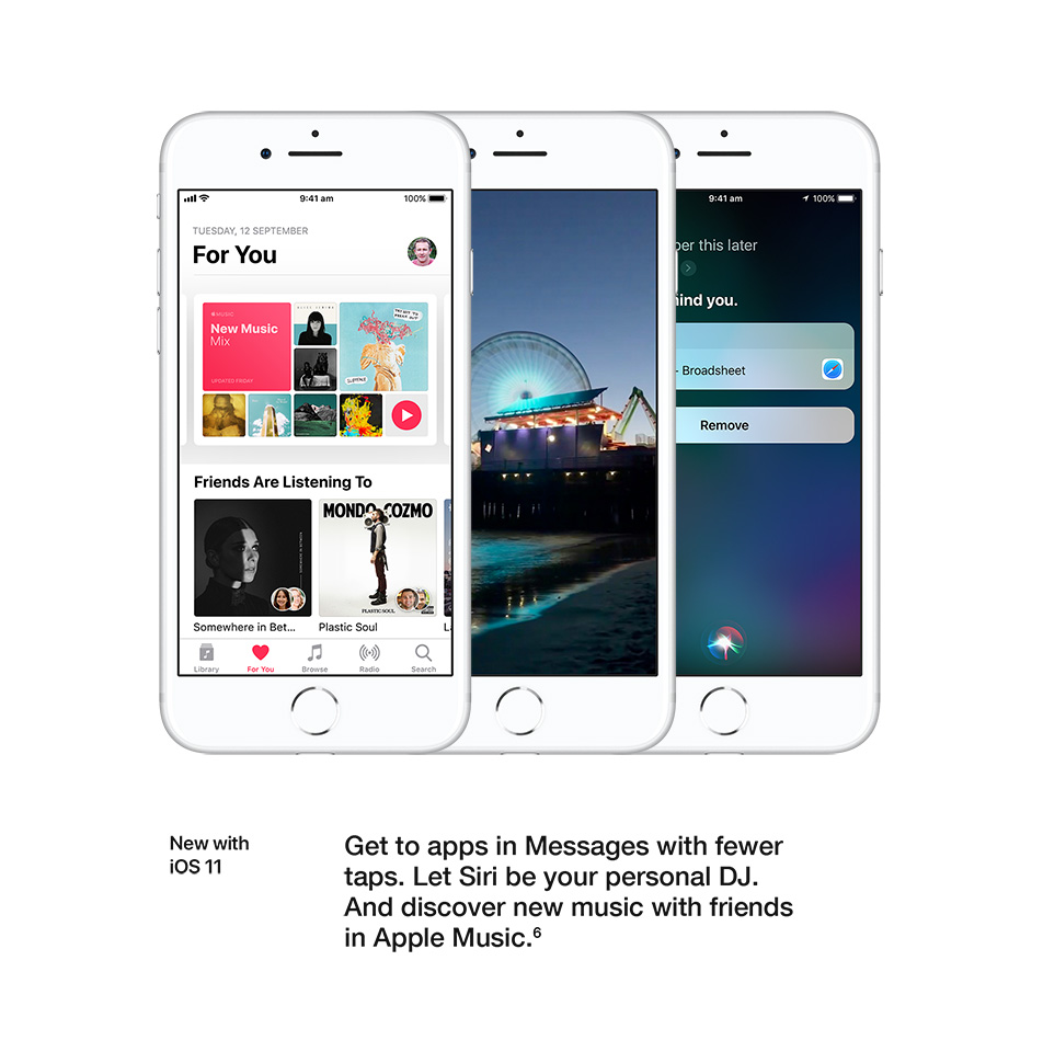 iPhone 8 - iOS 11 - New with iOS11