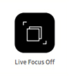 Live focus off icon