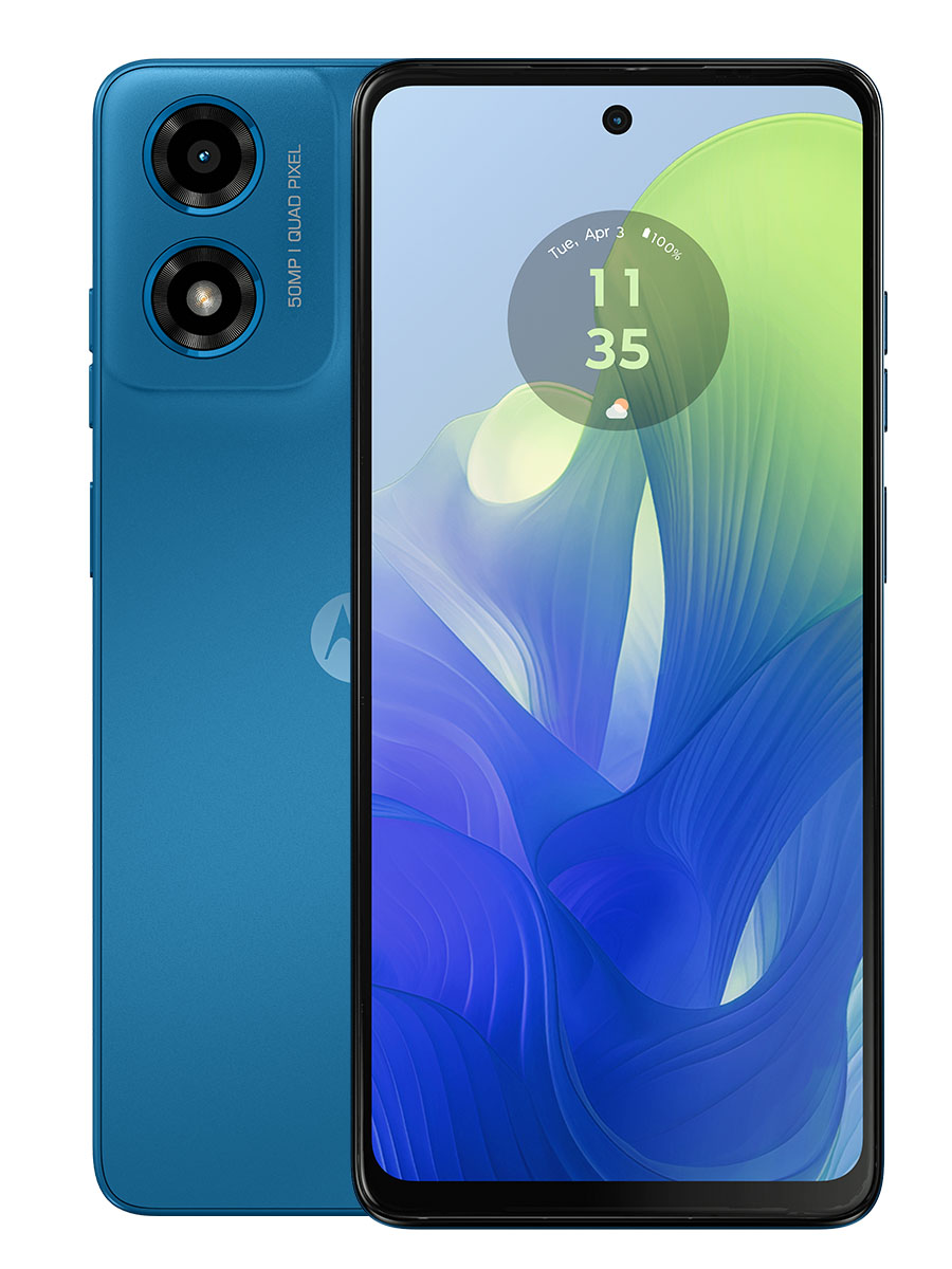 Motorola moto g04s front view