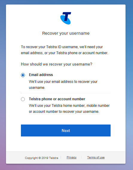 Telstra I Ve Forgotten My Telstra Id Username Support