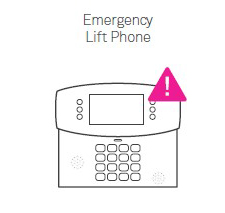 Illustration of Emergency Lift Phone