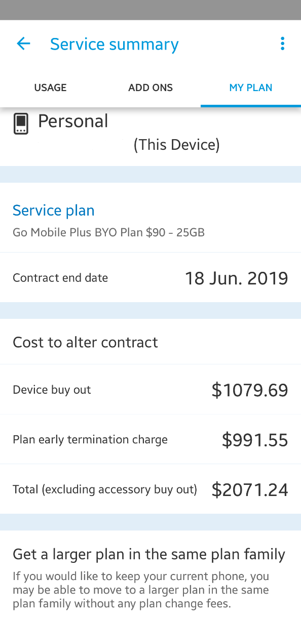 Telstra â How do I check my mobile or tablet contract? Support